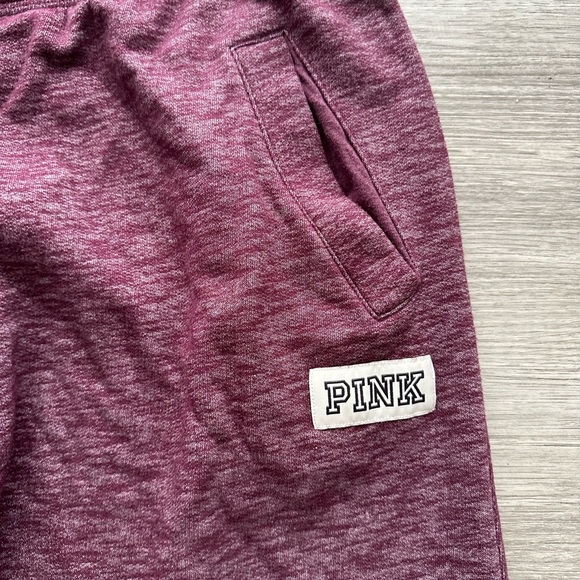 PINK Victoria's Secret Purple Sweatpants Relaxed Y2k Fit Sz L run big - Picture 3 of 4